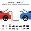 3000AMP 6M Jumper Leads Surge Protected Long Heavy Duty Car Jump Booster Cables