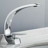 Modern Bathroom Basin Sink Mixer Taps Mono Waterfall Tap Cloakroom Faucet Brass