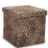 Print Ottoman Folding Storage Box with Lid - 2 Classic Sizes (S&L)