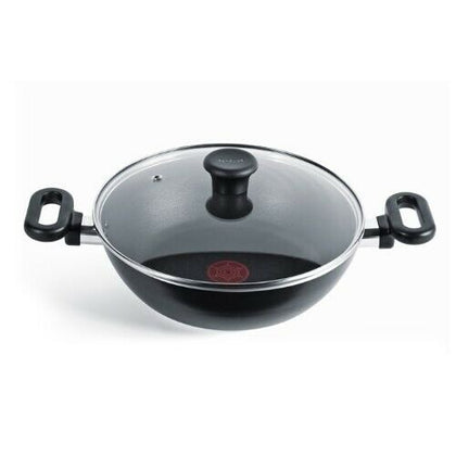 Tefal Madras Collection Non-Stick 26cm Kadhai with Lid