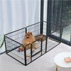 Heavy Duty 6 Panel Puppy Dog Play Pen Run Enclosure Welping Pen Playpen Black