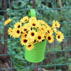 50 PCS Metal Flower Pots Balcony Garden Wall Fence Hanging Plant Planter S5O1E