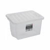 3 Pack Plastic Storage Boxes Clear Home Stacker Boxes With Lids