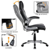 Gaming Chair Executive Office Chair Swivel Desk Chair Adjustable Armrest Grey