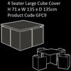 WATERPROOF OUTDOOR GARDEN FURNITURE COVERS PATIO TABLE SOFA BENCH CUBE BBQ SWING