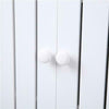 White Bathroom Cabinet Doors&Shelves Waterproof Cupboard Storage (White)