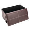 Large Ottoman Foot Stool Box Folding Storage Toy Seat Pouffe Colors