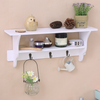 Rustic Floating Shelves Wall Mounted WPC Wall Storage Rack Display Kitchen Decor
