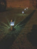 Solar Powered LED Stake Lights Outdoor Garden Bollard Lamps Stainless Steel