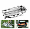 Fold Barbecue Charcoal Grill Stainless Steel BBQ Patio Outdoor Camping Silver UK