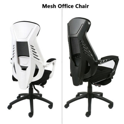 Gaming Chair Office Ergonomic Adjustable Swivel Computer PC Recliner Footrest