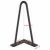 4 x Hairpin Legs Hair Pin Legs for Furniture Bench Desk Coffee Table Stool 16 "