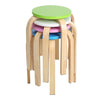 Premier Natural Round Wooden Modern High Quality Home Office Interior Stool