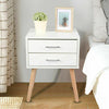 White Bedside Table Cabinets End Side Tables Modern Bedroom Storage Cabinet