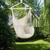 Hammock Chair Patio Porch Yard Tree Hanging Air Swing Seat Rope Chair In/Outdoor