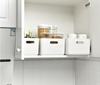 4pcs Studio Baskets Plastic Storage Organiser Office Home Bathroom Kitchen Boxes