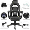 Luxury Executive Massage Gaming Chair Office Computer Desk Swivel Recliner Home