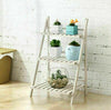 Balcony Wooden 3 Tier Flower Plant Pot Display Stand Patio Shelf Storage Rack