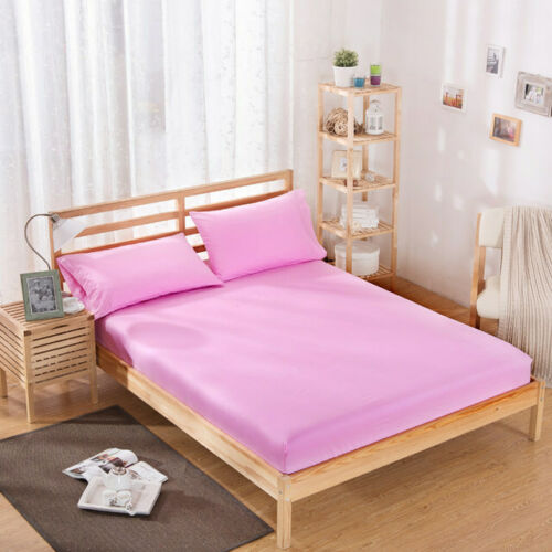 Extra Deep 30cm Fitted Sheet Bed Sheets 100% Poly Cotton Single Double King Size