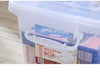 10L Quality Plastic Storage Boxes Clear With Lids Removals House Home Stackable