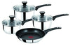 Jamie Oliver Tefal 4pc Stainless Steel Pan Set ( Induction Compatible )