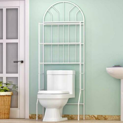 3 Tier Over Toilet Bathroom Display Tidy Shelf Towel Storage Rack Organizer