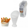 2 4 6 2pc Snack Dish Removable Dip Dish Chips Cone stand Fries Vegetable Holder