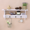 Rustic Floating Shelves Wall Mounted WPC Wall Storage Rack Display Kitchen Decor