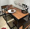 Small Table And 2 Chairs Breakfast Bar Kitchen Dining Room Modern Furniture Set