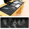 Non-Slip World Map Design Wide Large Computer Mouse Pad Desk Mat 90x40 Earth Map