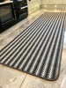 New Machine Washable Non Slip Mat Modern Colours Striped Kitchen Utility Runner