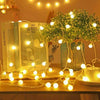 Globe Bulb Ball Fairy String Lights 100/200LED Mains Plug Garden Outdoor Indoor