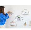 Cloud Shaped Wall Hanging Storage Rack Metal Show Display Holder Home Decor