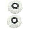 360° Rotating Spin Mop and Bucket Set with 2 Mircofibre Heads Super Absorbent