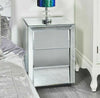 Angled Mirrored Chest of Drawers 6 3 Bedside Table Storage Bedroom Furniture