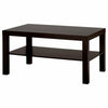 Coffee Sofa Table Separate Shelf Home Office Furniture 90x55cm
