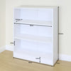 3 Tier Wooden White Home/Office Bookcase Storage Display Unit Shelving/Cabinet