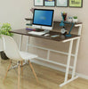 PC Computer Desk Writing Study Table Office Home Workstation Wooden Rise Shelf