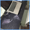 Non-Slip World Map Design Wide Large Computer Mouse Pad Desk Mat 90x40 Earth Map