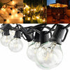 100FT 100Bulbs Outdoor Garden Festoon String Light G40 Globe Patio Wedding 30M