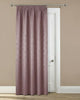 Lana Pencil Pleat Door Curtain (Single) - Two Colours Cream or Rose 44x84"