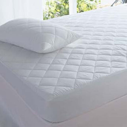 Quilted Mattress Protector Fitted Cover Single Double King SuperKing Luxury Deep
