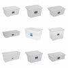 Large Plastic Storage Boxes With Lids Home Storage Solutions Stacking Containers