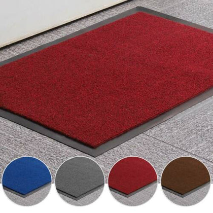 Rubber Backed Door Mat Non Slip Rug Kitchen Heavy Duty Outdoor Indoor 120X180