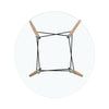 Dining Table Round Clear Glass Table Modern Style Table for Kitchen Dining Room