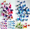 12pcs 3D Butterfly Wall Stickers Art Decals Home All Room Decorations Decor Kids