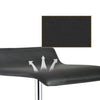 2 x Breakfast Bar Stools Black Faux Leather Gas Lift Home Kitchen Swivel Chairs