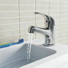 Modern Bathroom Basin Sink Tap Monobloc Mixer Taps Waterfall Chrome Brass Faucet