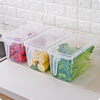4PCS Clear Fridge Box Holder Kitchen Organiser Food Cupboard Storage Container