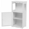 Modern Bathroom Furniture Cabinet Wood Corner Shelf Cupboard Storage Unit 80cm